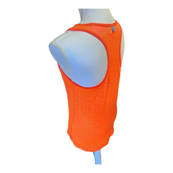 Fila Sport Women's Athletic Orange Tank Top, Size Small, S - Picture 7 of 9